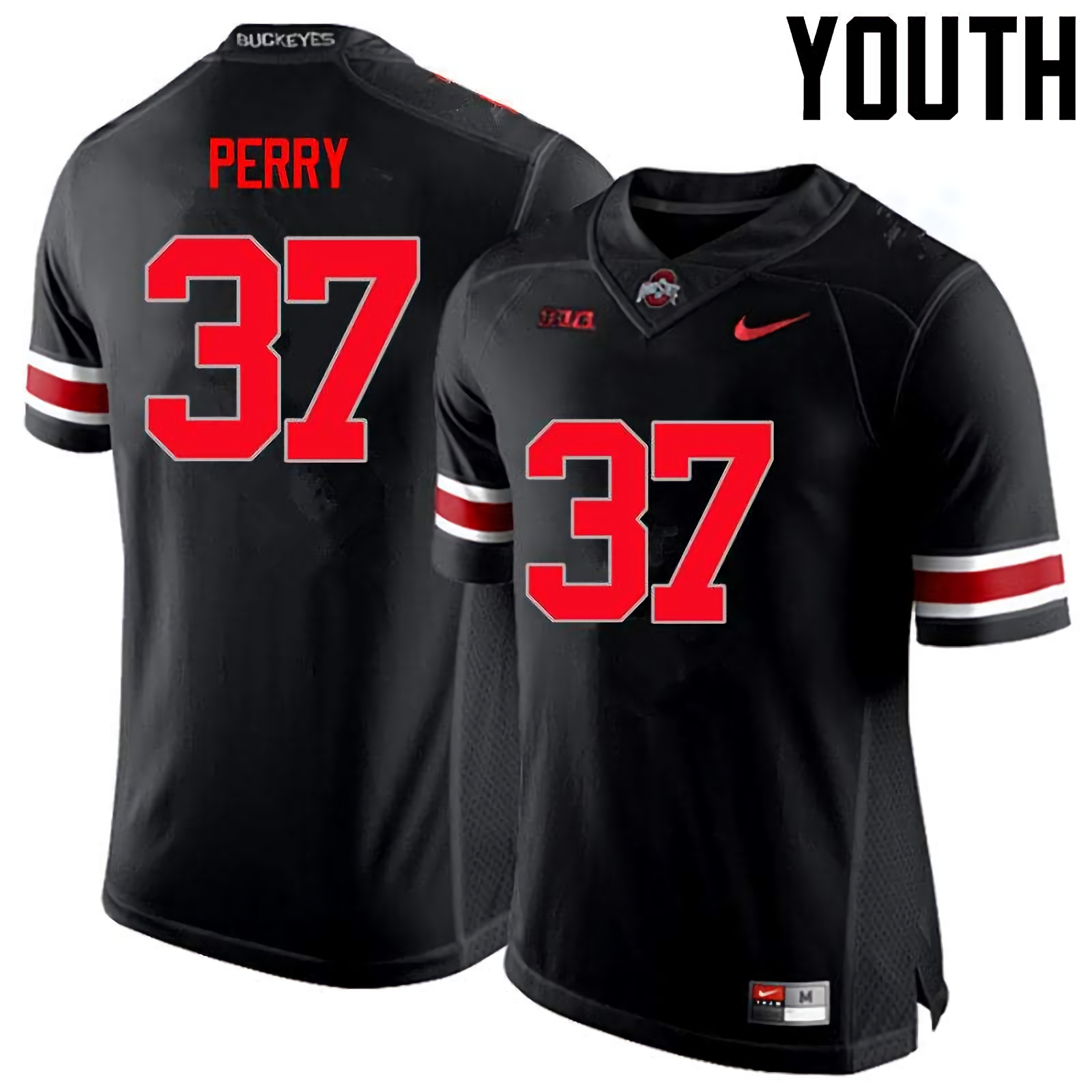 Joshua Perry Ohio State Buckeyes Youth NCAA #37 Nike Black Limited College Stitched Football Jersey WDC1056WW